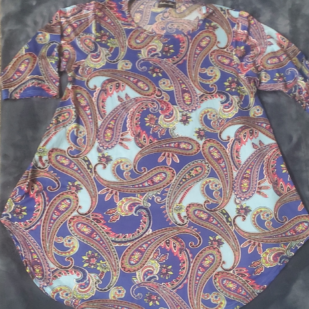 Vibrant Paisley Women's Blouse